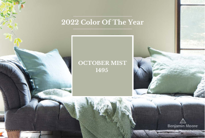 OCTOBER MIST: MEET THE COLOR OF THE YEAR 2022