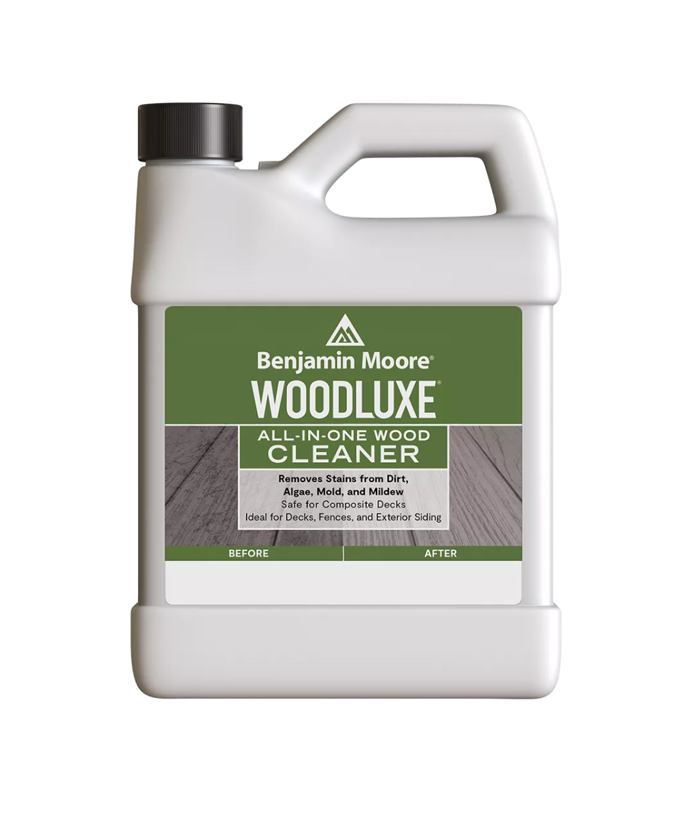 Benjamin Moore Woodluxe Wood Cleaner Gallon available at Mallory Paints in Washington State & Idaho.