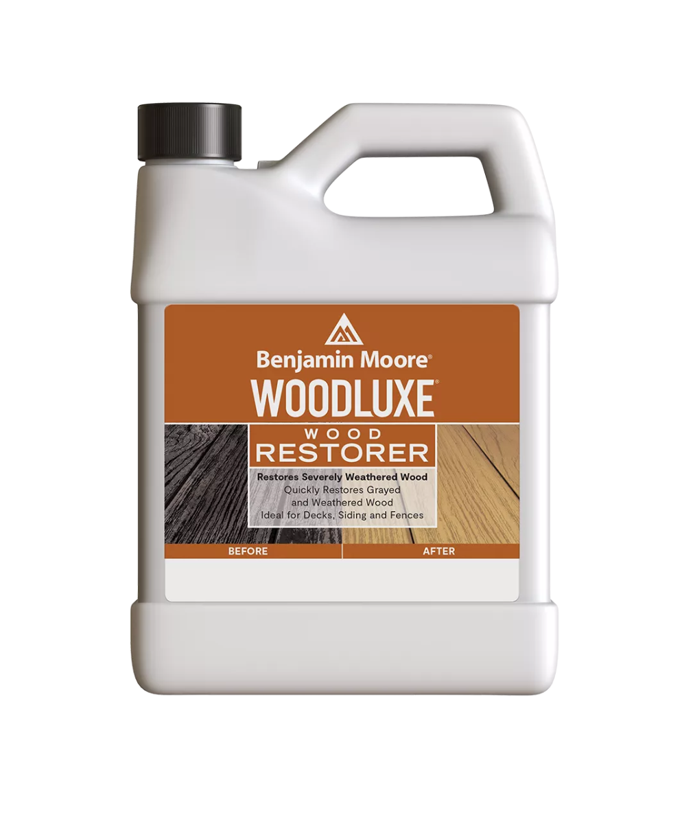 Benjamin Moore Woodluxe Wood Restorer Gallon available at Mallory Paints in Washington State & Idaho.