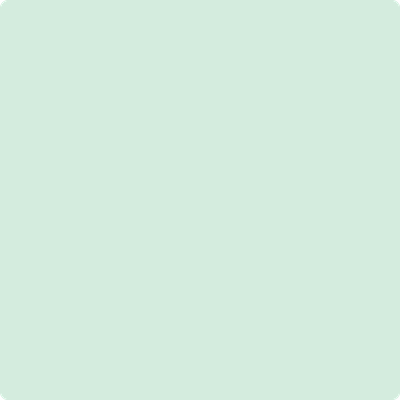 PINORE 光沢ライトアウター ミントグリーン 40 596 Spearmint Ice a Paint Color by Benjamin Moore | Mallory Paint