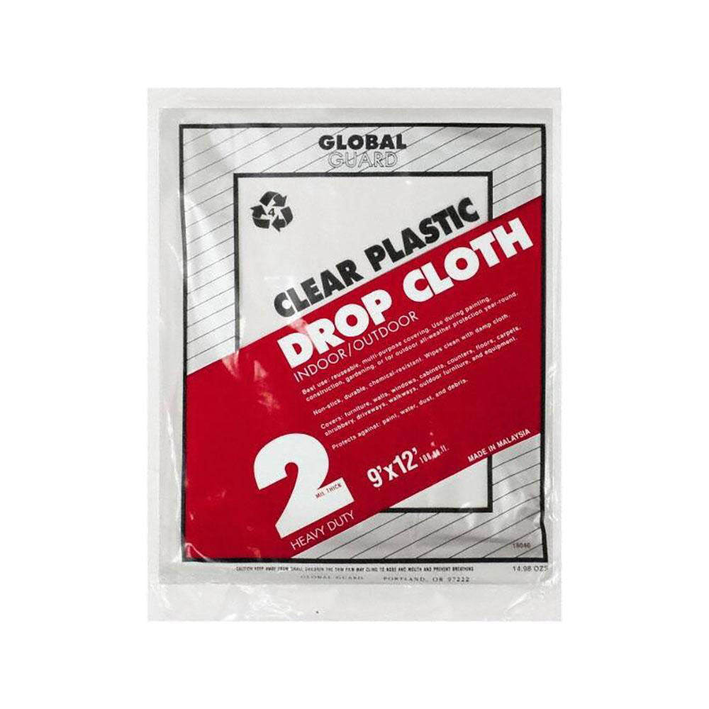 9'x12' Premier Plastic Drop Cloth