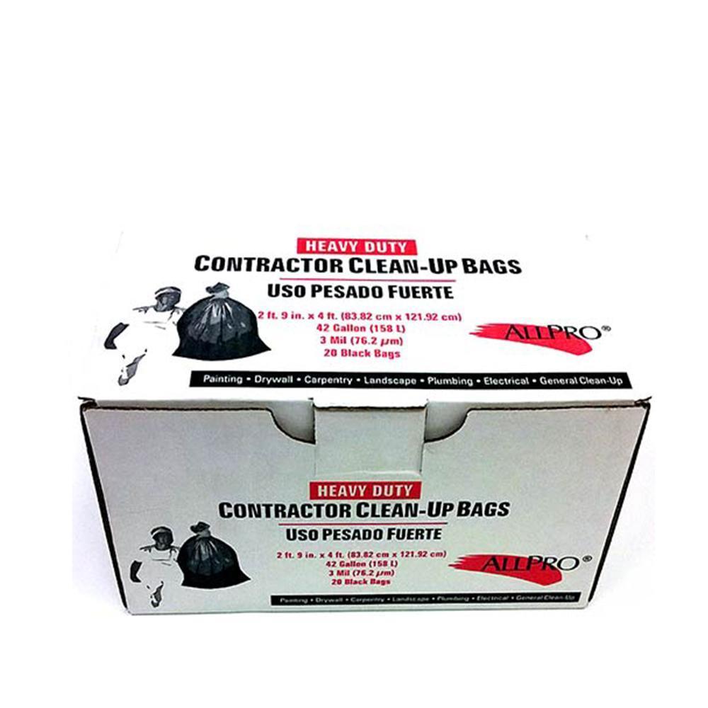 ALLPRO 3mil contractor garbage bags, available at Mallory Paint in WA & ID.