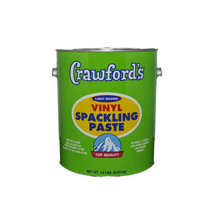 Crawford's vinyl spackling paste, available at Mallory Paint Stores in Washington State and Idaho.
